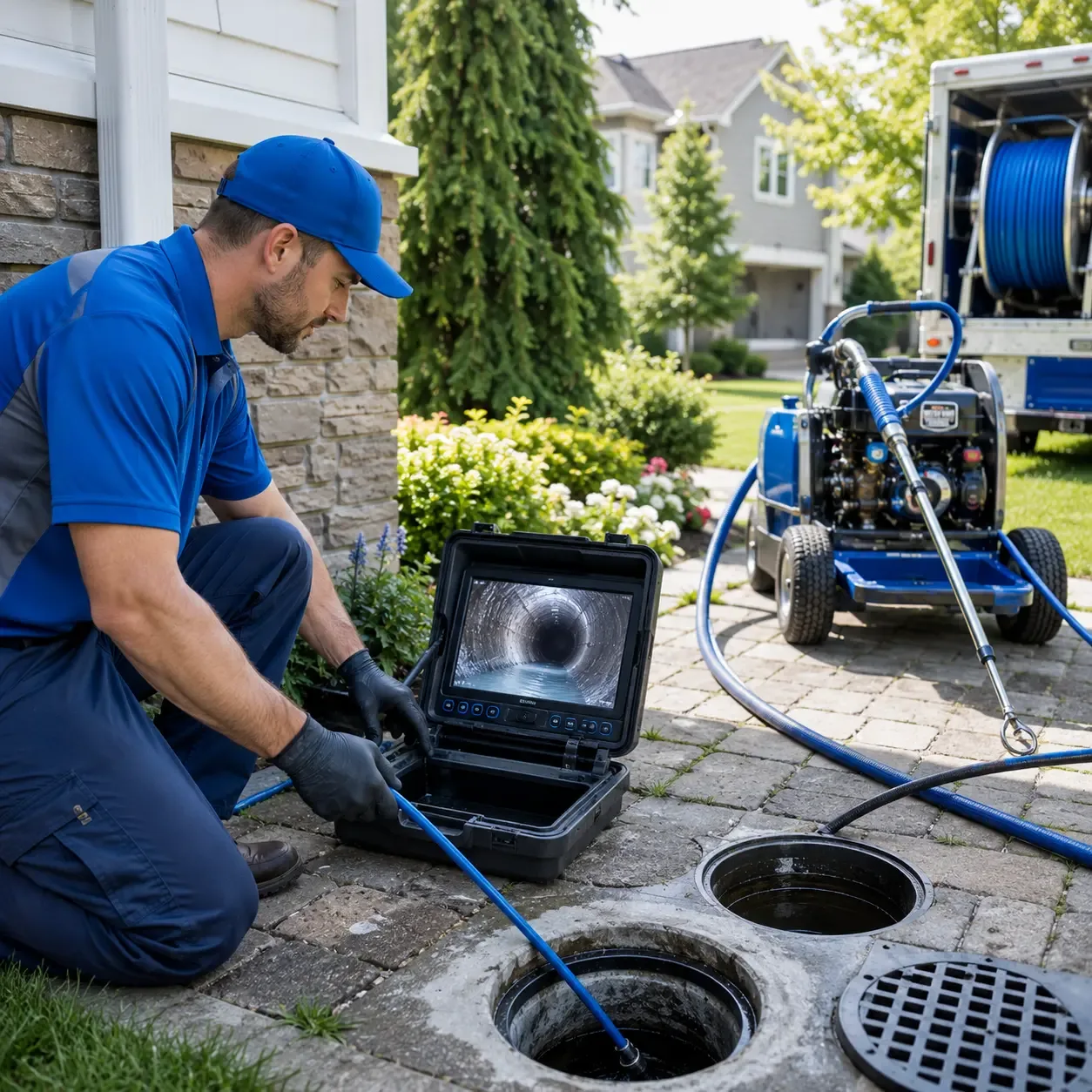 Outdoor drain cleaning professionals serving Kinde, MI