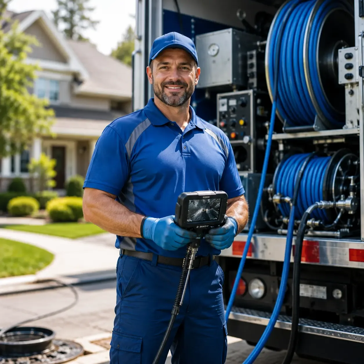 Local outdoor drain cleaning specialists in Kinde, MI